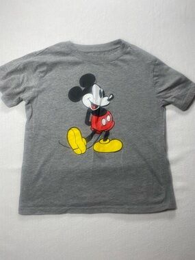 Disney Grey Tee with Mickey Mouse Graphic
